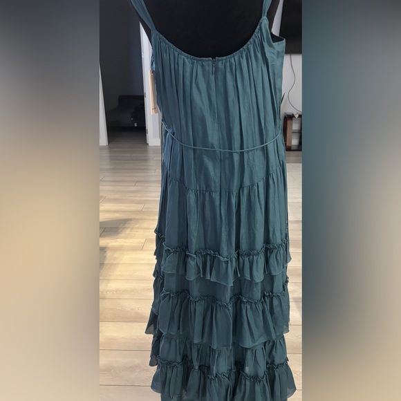 CINQ À SEPT..Kandra Tiered Skirt Maxi Dress In Midnight Rain - Picture 5 of 8